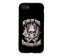 Carcasa para iPhone SE (2020) / 7/8 King of The Backyard Flame se enorgullece de Asar a la Parrilla a la Parrilla con Humor