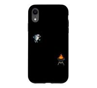 Carcasa para iPhone XR Divertido Pescado Volador BBQ Grilling