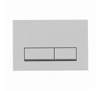 Carcasa para mecanismos empotrados – Placa de montaje en blanco/cromado – Compatible con Geberit UP300, UP320 y UP720 – Rectangular