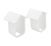 Carcasa protectora sin cordones para eufyCam 2C para ajuste rápido Slip-On | El color blanco refleja el calor, protección UV, evita daños solares, resistente a la intemperie, uso de seguridad al aire