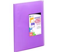 Carchivo -503020 Carpeta Carchiplas Book de 20 fundas, color violeta