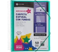 Carchivo archivex-star canguro personalizable a4 con 50 fundas pp espi