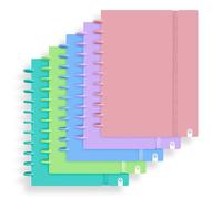 CARCHIVO Bloc Ingeniox Pastel Tapa PP FOAM A4 80h 100g Cuadriculado 5x5 Surtido (Set de 10)