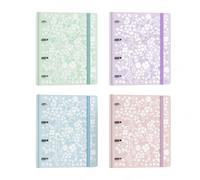 CARCHIVO Carpebloc FOAM 360 Print PP A4+ con recambio 100 hojas cuadrícula 5x5, Set de 8