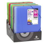CARCHIVO Carpeta Archivex-Star Espiral PP A4 con Goma