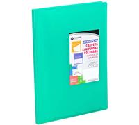 Carchivo - Carpeta Carchiplas Book de 20 fundas, color verde