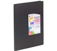 Carchivo - Carpeta Carchiplas Book de 60 fundas, color negro