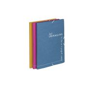 CARCHIVO Carpeta de Solapas Immagine de Cartón Reciclado, Colores Surtidos (Set de 12)
