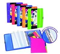 CARCHIVO Carpeta Dune XXL PP Ribete 4 Anillas 35mm Cuadriculada con Recambios
