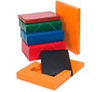 Carchivo, carpeta proyectos carton pint goma plana l.12cm amllo
