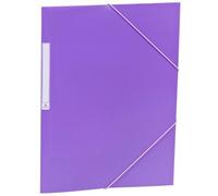 Carchivo, carpeta solapas plastico polipropileno folio con etiq goma v