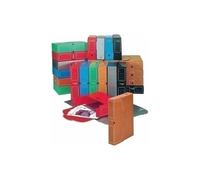 Caja archivo definitivo plastico liderpapel verde 360x260x100 mm - DF11