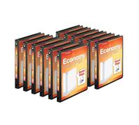 Cardinal by TOPS Products Economy Value ClearVue Round Ring Binders, Case of 12