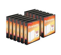 Cardinal by TOPS Products Economy Value ClearVue Round Ring Binders, Case of 12