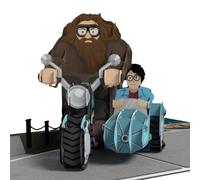 Cardology - Tarjeta emergente de cumpleaños de Hagrid de Harry Potter | Productos de Hagrid de Harry Potter, tarjetas y regalos de Hagrid en 3D | Licencia oficial