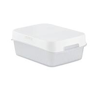 CARE + PROTECT Contenedor de alimentos con filtro de carbón, mantenga las frutas y verduras frescas durante más tiempo, menos desperdicio de alimentos, 6,4 l