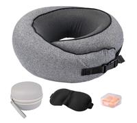 Carehabi Almohada de Viaje Avión, Cojín Cervical y Cuello 115g
