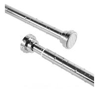 Carehabi Barra Cortina Ducha Barra Ducha Extensible 85-200cm Ø 25 mm Barra Cortina sin Taladrar de Acero Inoxidable para Baño Armario Puertas Ventana