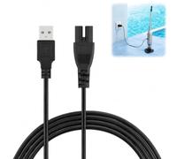Cargador aspirador piscina cargador 5V USB cable 2M compatible con Intex 28620 28620NP 28626 ZR100, cable de carga para piscina Underwater portátil aspirador de repuesto