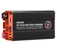 Cargador DC a DC con MPPT, 520W, cargador de batería integrado de 40A, entrada dual para panel solar/alternador, carga inteligente de múltiples etapas para baterías de plomo-ácido LiFePO4, ideal para