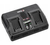 Cargador de batería dual de 18 V YATO