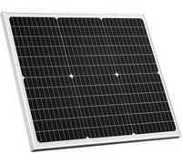 Cargador de batería solar de 50W y 12V, panel solar monocristalino con cargador de mantenimiento para batería, con controlador MPPT mejorado, resistente al agua (IP65), ideal para coches, barcos, vehí