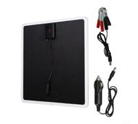 Cargador de panel solar monocristalino de 20 W | Módulo PV portátil portátil para yate, coche, caravana, camping, mantenedor de batería solar de alta on clips