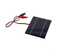 Cargador rápido del panel solar del silicio policristalino de 5w 12v para las luces al aire libre del jardín y proyectos de la energía casera de bricolaje con la tasa de conversión de la eficacia alta