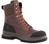 Carhartt Detroit - Bota de seguridad S3, impermeable, 20,3 cm, tecnología Rugged Flex Para Hombre, Marrón oscuro, 40