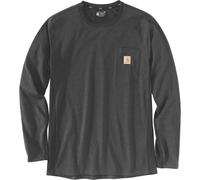 Carhartt Camiseta de mujer Longsleeve Force Flex Pocket T-Shirt L/S Carbon Heather S