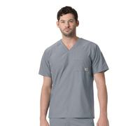 Carhartt Camiseta Force con Cuello en V para Hombre, Peltre, Large