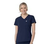 Carhartt Camiseta médica Ajuste Moderno para Mujer Camisa de Traje, Azul Marino, S