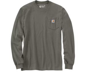 Carhartt Dearborn Loose Camisa Longsleeve, oliva/verde, Talla S