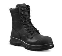 Carhartt Detroit - Bota de seguridad S3, impermeable, 20,3 cm, tecnología Rugged Flex Para Hombre, Negro, 40