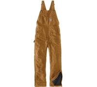 Carhartt Firm Duck Insulated BIB En general, marrón, Talla XXL