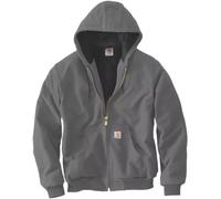 Carhartt Firm Duck Insulated Flannel-Lined Active Chaqueta Textil, gris, Talla XL