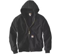 Carhartt Firm Duck Insulated Flannel-Lined Active Chaqueta Textil, negro, Talla XL