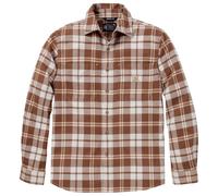 Carhartt Hamilton Relaxed LS Plaid Camisa, Marrón/blanco, Talla 2XL