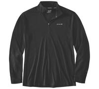 Carhartt Force Sun Defender Relaxed Half-Zip Camisa funcional, negro, Talla 2XL