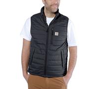 Carhartt Chaleco Gilliam Rain Defender, ligero con aislante, corte relajado, Negro XXL