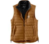 Carhartt Chaleco Gilliam Rain Defender, aislante ligero y de ajuste relajado, Marrón L para hombre