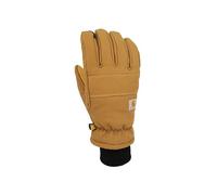 Carhartt Guante de Punto de Piel sintética con Aislamiento de Pato Clima frío, marrón, L para Hombre