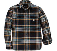 Carhartt Hamilton Relaxed LS Plaid Camisa, negro, Talla L