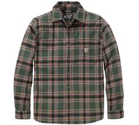 Carhartt Hamilton Relaxed LS Plaid Camisa, verde/rojo/negro, Talla M