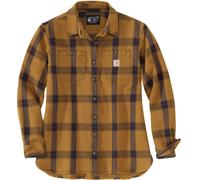 Carhartt Heavyweight Twill Camisa de dama, marrón, Talla M