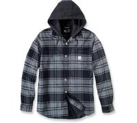 Carhartt Herren Flannel Fleece Hemdjacke, Elm - Grau, M, 105621