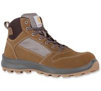 Carhartt Michigan - Bota de seguridad, corte medio, tecnología Rugged Flex, cumple con la normativa S1P Para Hombre, Carhartt Brown, 35