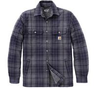 Carhartt Hubbard Plaid Shirt Chaqueta, azul/gris, Talla M