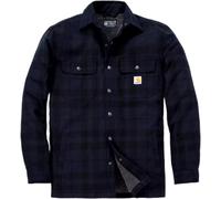 Carhartt Hubbard Plaid Shirt Chaqueta, azul/negro, Talla S