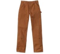 Carhartt Iconic B01 Firm Duck Double-Front Dungaree Jadeo, marrón, Talla 38/34